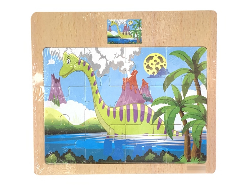 WOODEN PUZZLE 12PCS - HP1207018