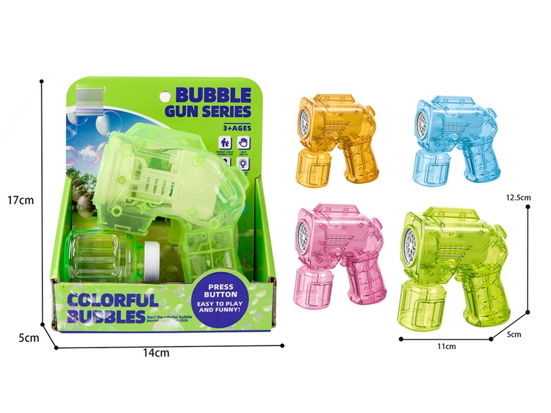 B/O BUBBLE GUN W/LIGHT - HP1207297