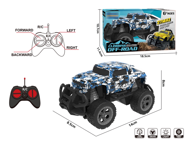 4-CHANNE R/C CAR W/LIGHT - HP1207826