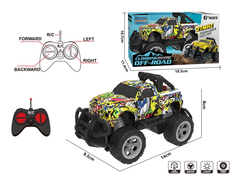 4-CHANNE R/C CAR W/LIGHT - HP1207829