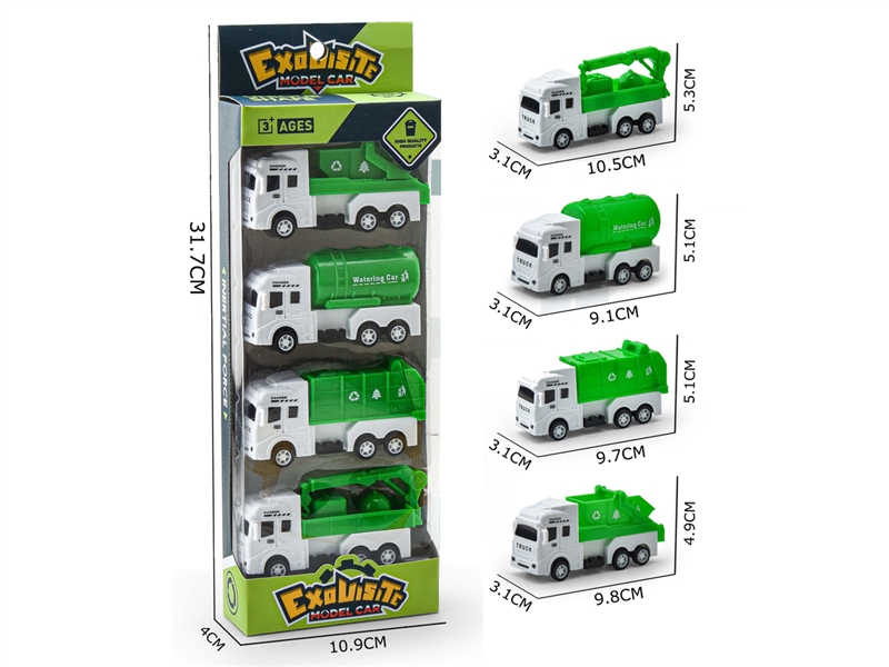 PULL BACK SANITATION TRUCK - HP1207997