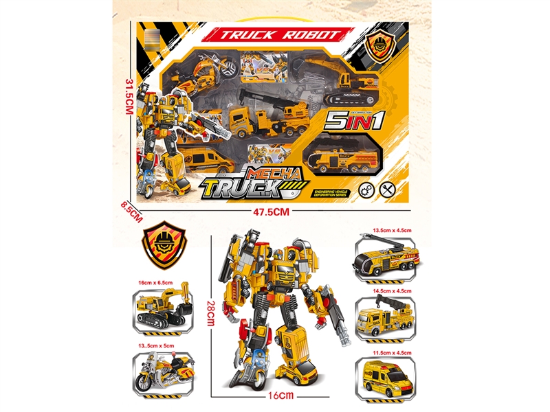 5 IN 1 DEFORMATION ROBOTS - HP1208473