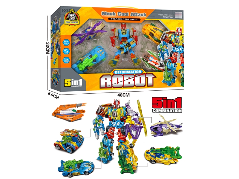 5 IN 1 DEFORMATION ROBOTS - HP1208476