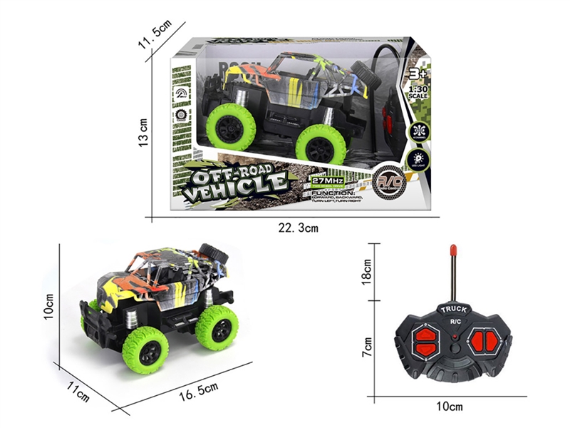 4-CHANNE R/C CLIMBING CAR W/LIGHT ( NOT INCLUDED BATTERY ) - HP1208514