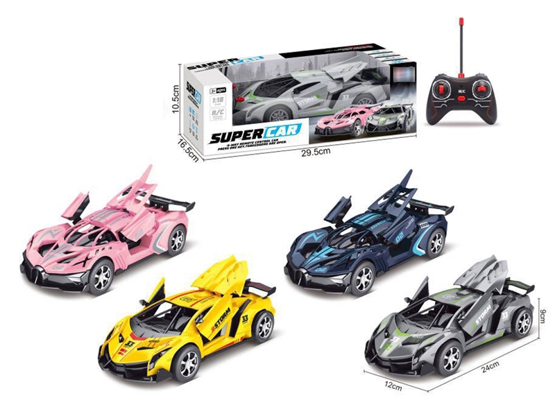 1:18 5-CHANNE R/C CAR & CAN OPEN THE DOOR (NOT INCLUDED BATTERY) - HP1208543