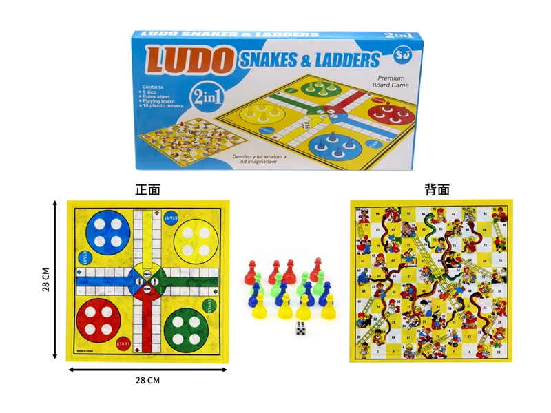 2 IN 1 SNAKES & LADDERS - HP1209231