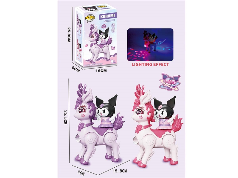 B/O KUROMI & DEER W/LIGHT & MUSIC - HP1209248