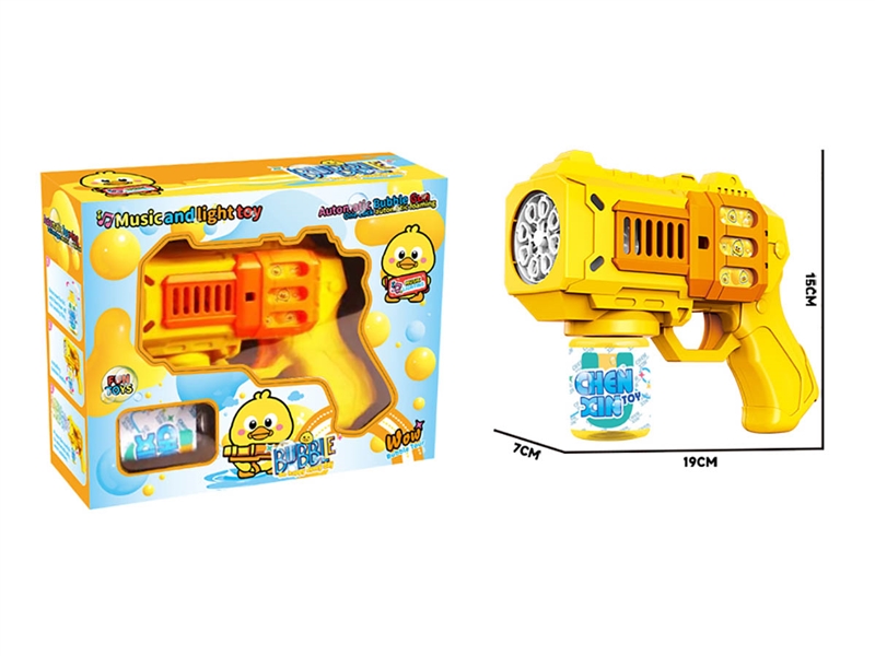 BUBBLE GUN W/LIGHT & MUSIC - HP1209743