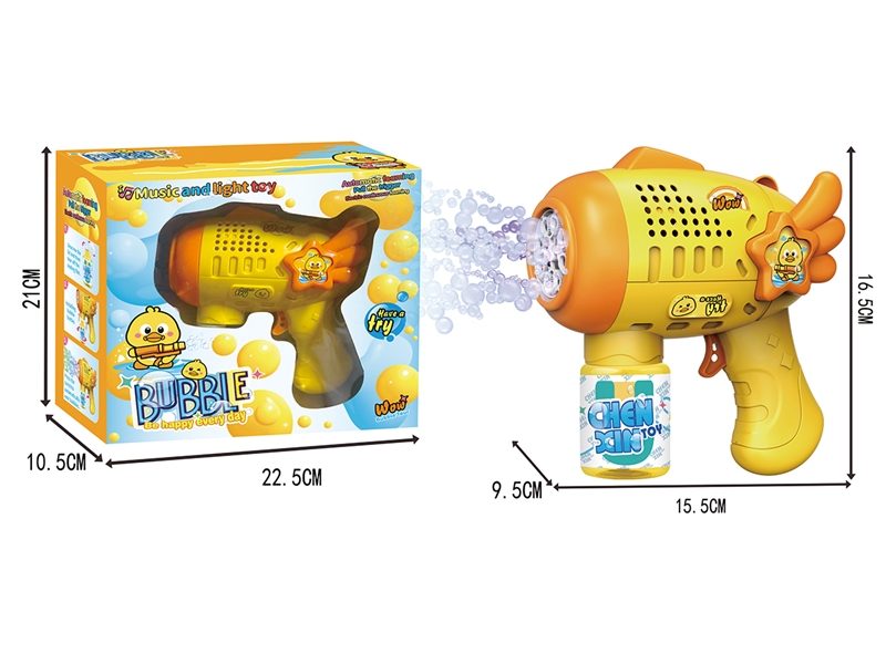 BUBBLE GUN W/LIGHT & MUSIC - HP1209746