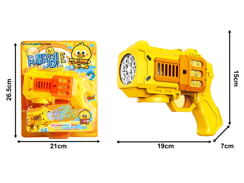 BUBBLE GUN W/LIGHT & MUSIC - HP1209751
