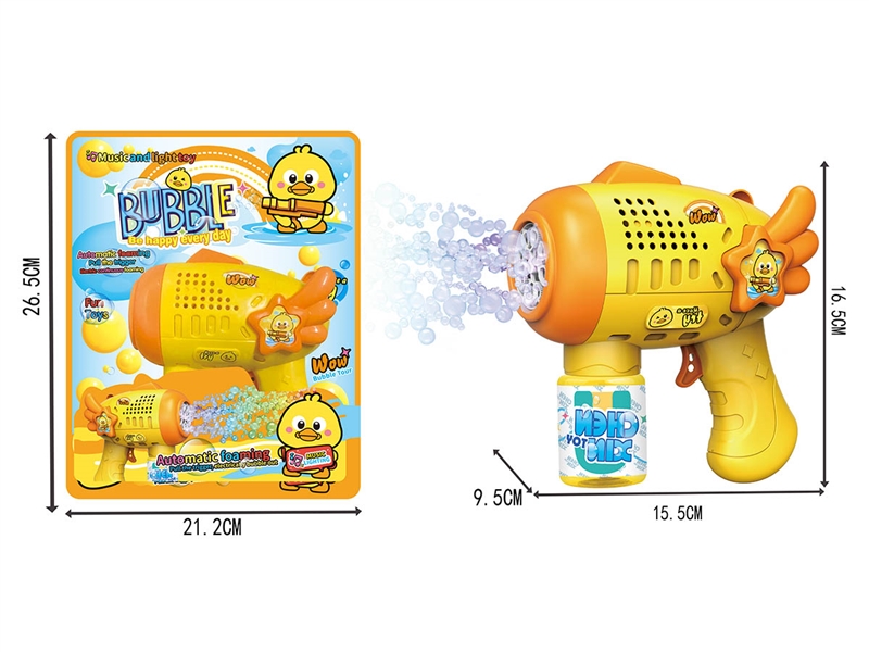 BUBBLE GUN W/LIGHT & MUSIC - HP1209753