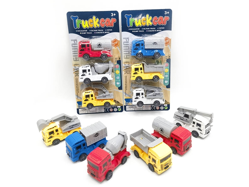 PULL BACK CONSTRUCTION TRUCK 3PCS,6ASST - HP1209755