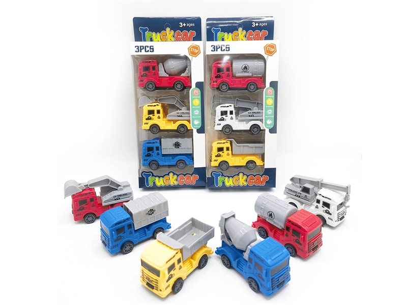 PULL BACK CONSTRUCTION TRUCK 3PCS,6ASST - HP1209756