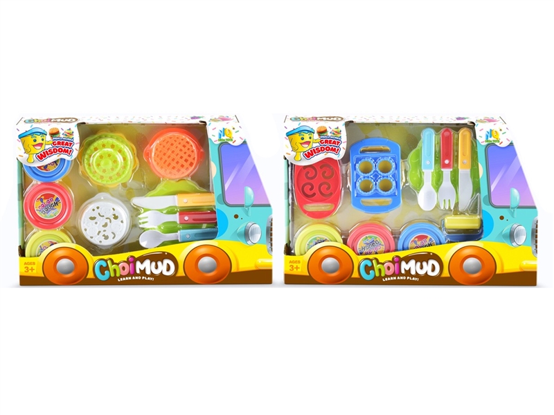 PLAY DOUGH SET，2ASST（3*28G） - HP1209917