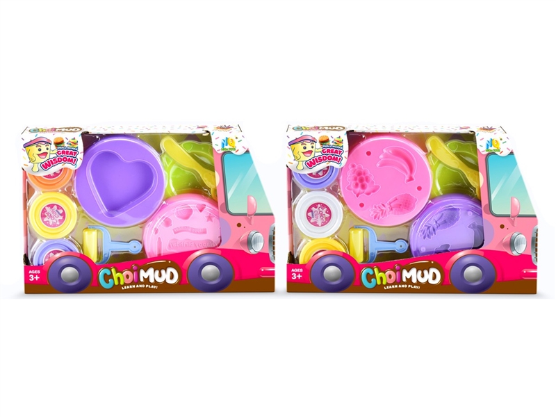 PLAY DOUGH SET，2ASST（3*28G） - HP1209937
