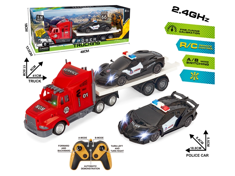 2.4G R/C TRUCK W/LIGHT，2COLORS - HP1210109