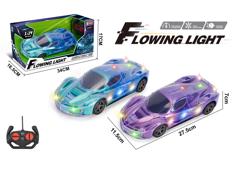 1:16 R/C CLIMBING CAR W/LIGHT，2COLORS - HP1210113