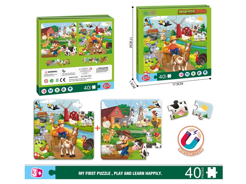 MAGNETIC PUZZLE 40PCS - HP1210380