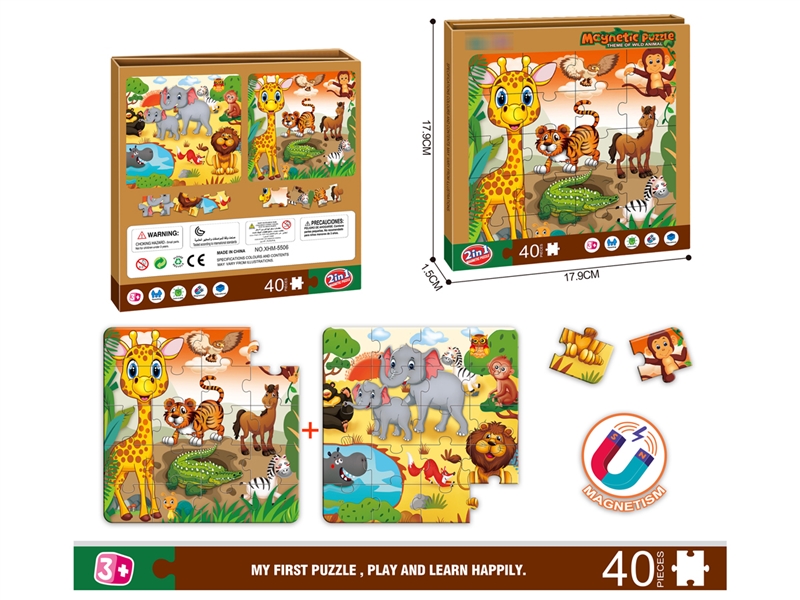 MAGNETIC PUZZLE 40PCS - HP1210383