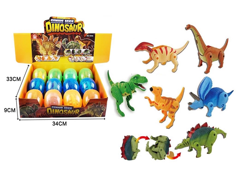DEFORMATION DINOSAUR , 12PCS/DISPLAY BOX - HP1210820