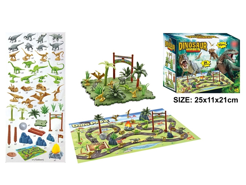 DINOSAUR SET 73PCS - HP1210884