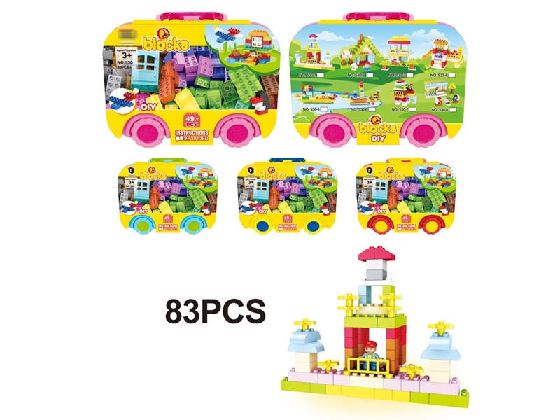 BUILDING BLOCKS 83PCS - HP1211125