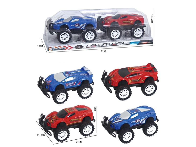 FRICTION CAR 2PCS,4ASST - HP1211248
