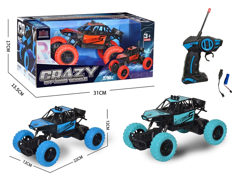 4-CHANNE R/C DIE-CAST CLIMING CAR W/LIGHT,3COLOURS - HP1211250