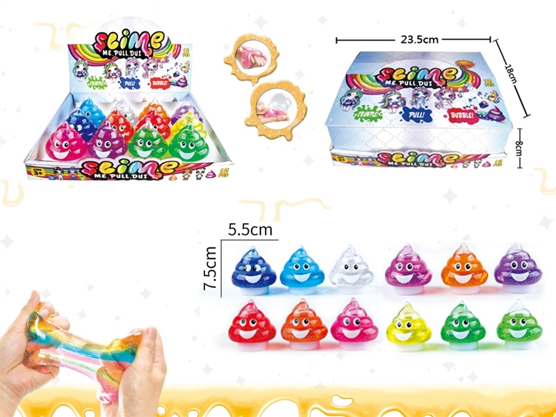 CRYSTAL SLIME , 12PCS/DISPLAY BOX - HP1211292
