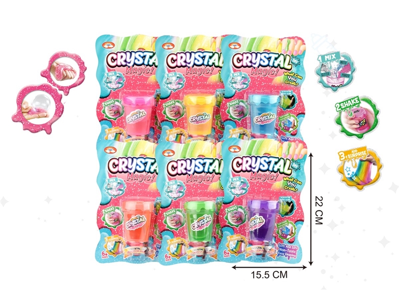 CRYSTAL SLIME 6COLORS - HP1211294