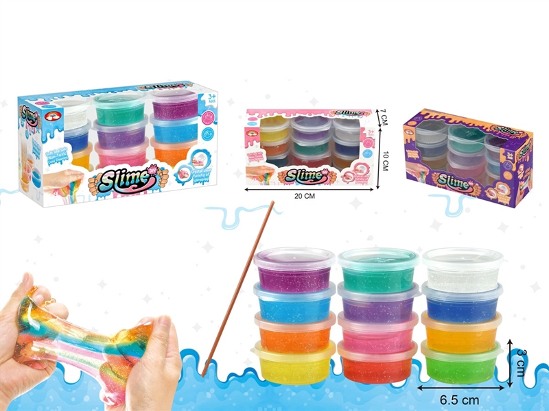 CRYSTAL SLIME 12COLORS - HP1211301