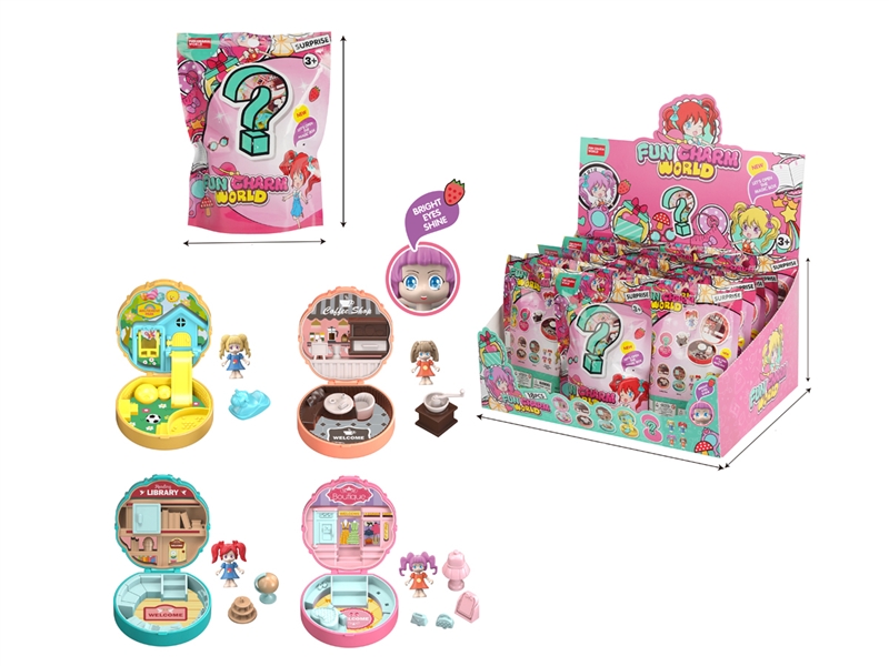 MINI HOUSE , 18PCS/DISPLAY BOX - HP1211980