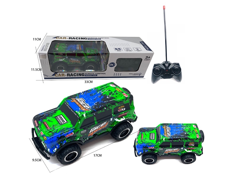 1:18 4-CHANNE R/C CAR W/LIGHT（INCLUDED BATTERY） - HP1212010