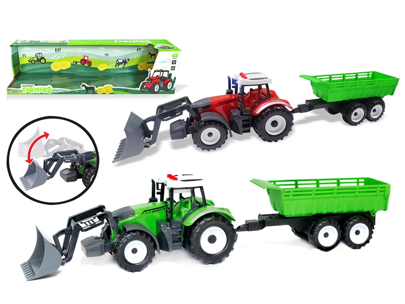 FRICTION FARMER CAR W/LIGHT & SOUND,2COLOURS - HP1212105