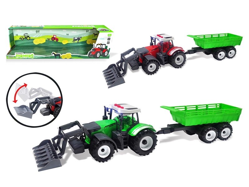 FRICTION FARMER CAR W/LIGHT & SOUND,2COLOURS - HP1212106