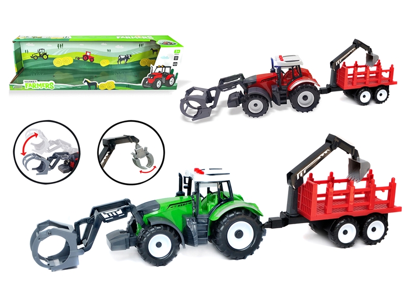 FRICTION FARMER CAR W/LIGHT & SOUND,2COLOURS - HP1212109