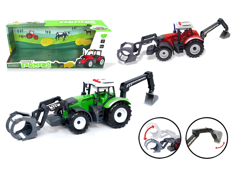 FRICTION FARMER CAR W/LIGHT & SOUND,2COLOURS - HP1212111