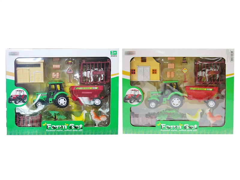 FRICTION FARMER CAR SET,2ASST - HP1212120