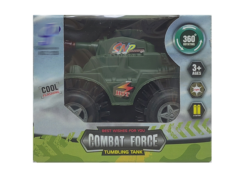 B/O TANK TUMBLING CAR W/LIGHT - HP1212927