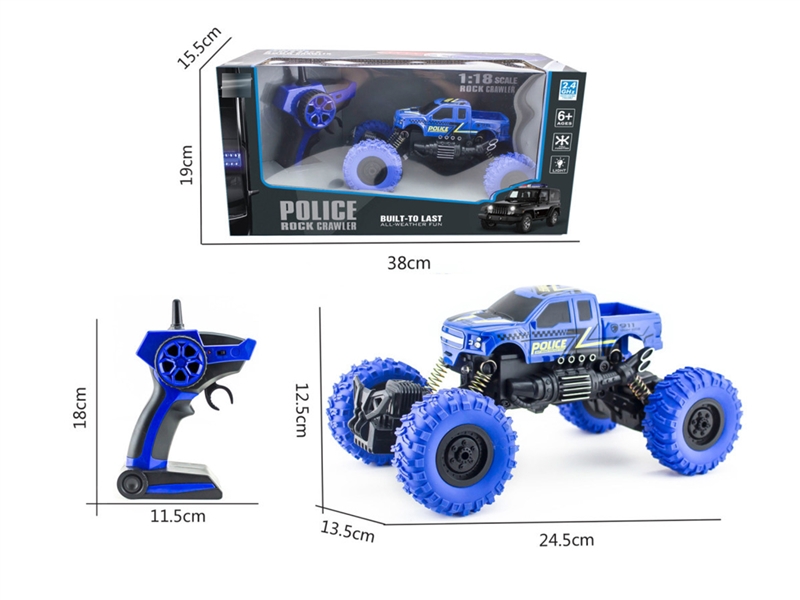 4-CHANNE R/C CLIMBING CAR W/LIGHT - HP1212940
