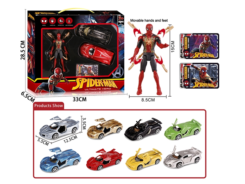PULL BACK CAR+SPIDER-MAN W/LIGHT - HP1213020