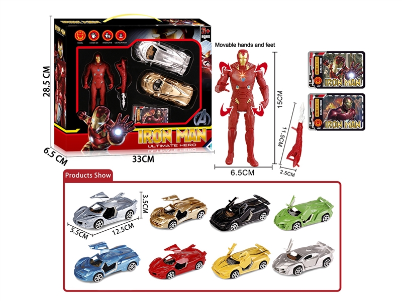 PULL BACK CAR+SPIDER-MAN W/LIGHT - HP1213021