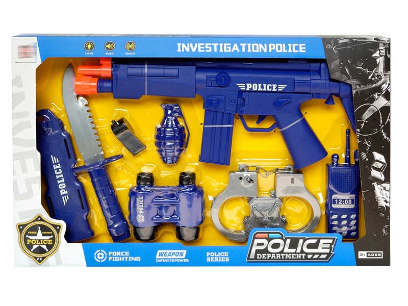 POLICE SET W/MUSIC，NOT INCLUDED BATTERY - HP1213071
