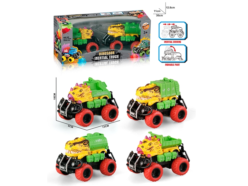 FRICTION DINOSAUR TRUCK,2ASST - HP1213919