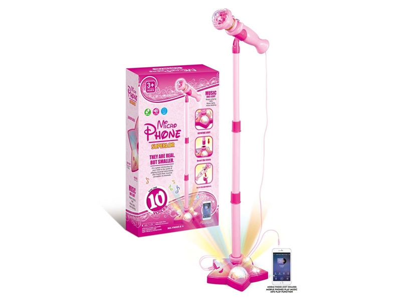 MICROPHONE W/LIGHT & MUSIC &MP3 - HP1213974