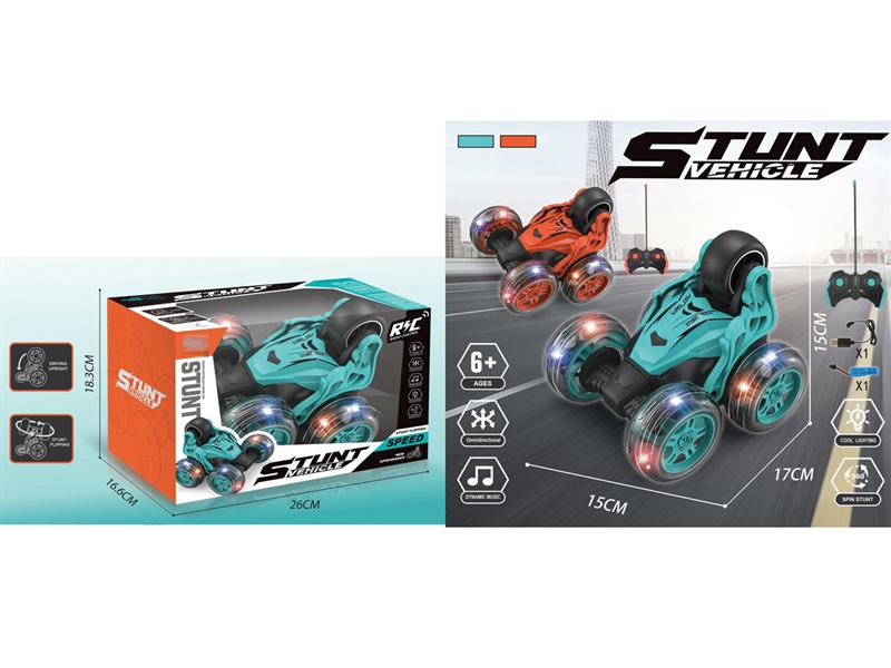 R/C STUNT CAR W/MUSIC - HP1214034