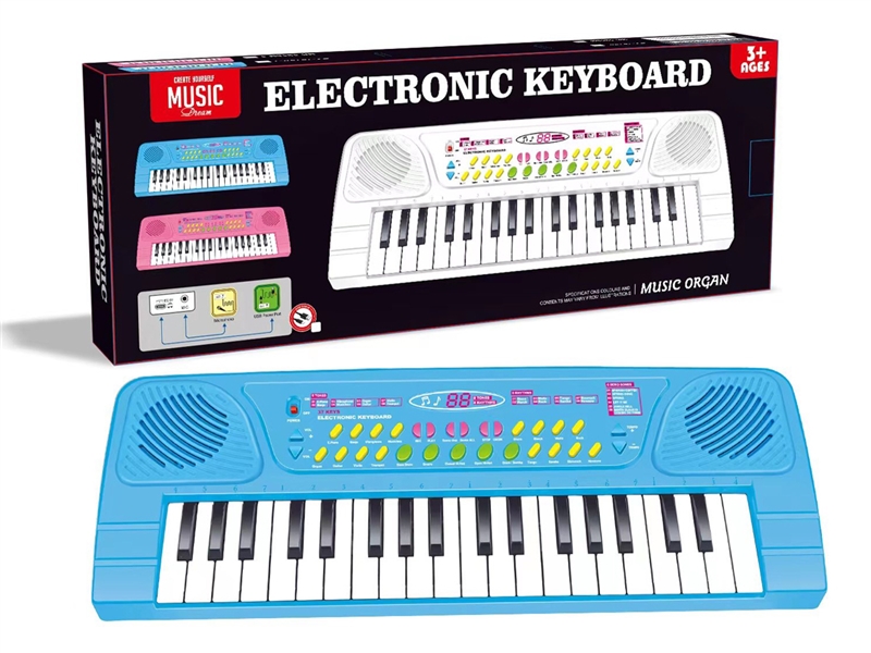 37-KEY ELECTRONIC ORGAN W/MICROPHONE - HP1214046