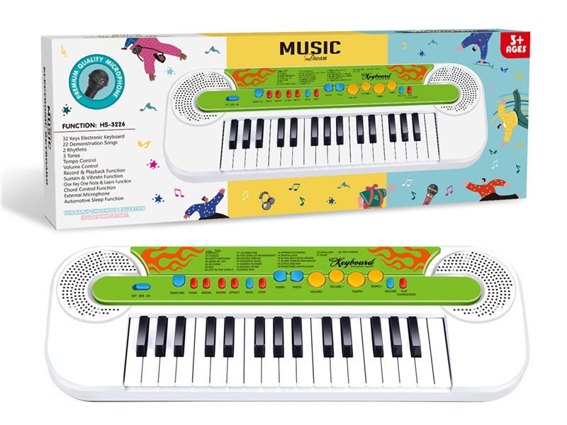 32-KEY ELECTRONIC ORGAN W/MICROPHONE - HP1214048