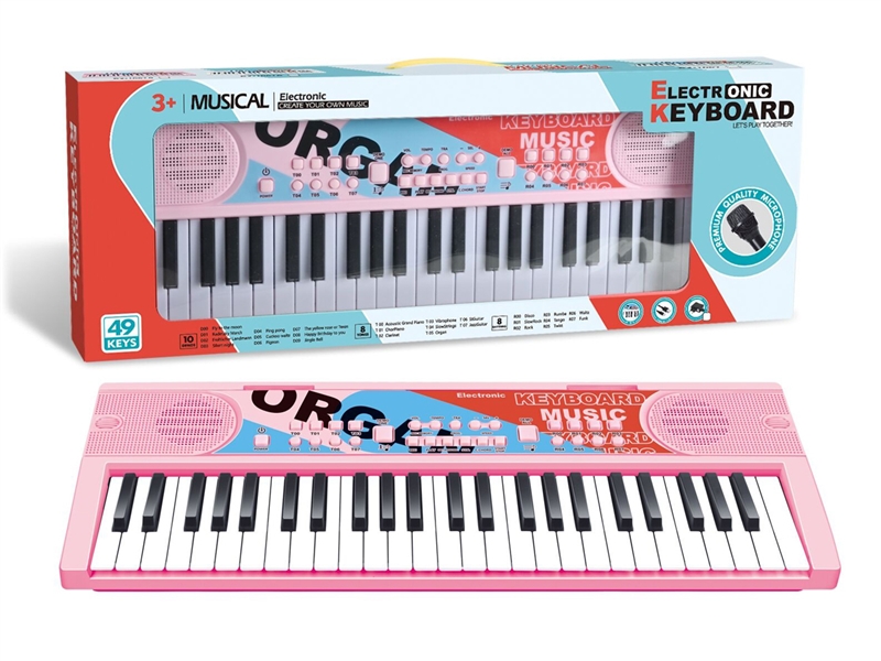 49-KEY ELECTRONIC ORGAN W/MICROPHONE - HP1214050