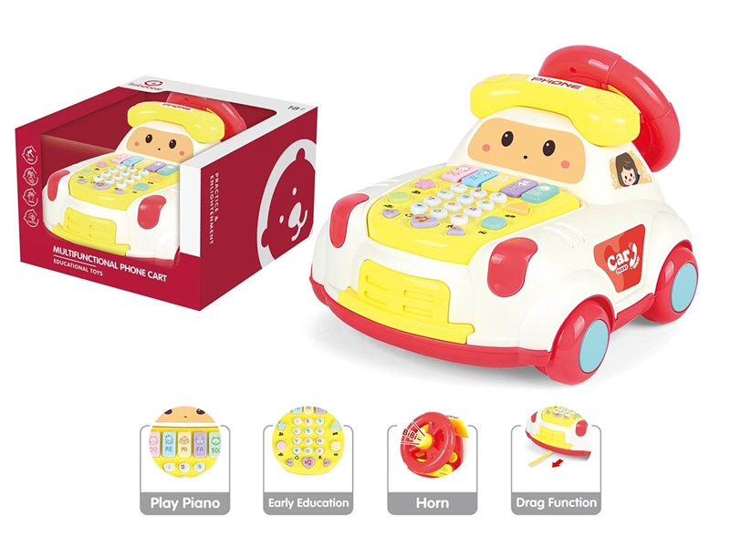 MULTIFUNCTIONAL TELEPHONE CAR W/MUSIC - HP1214199